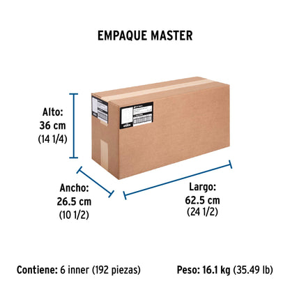 Caja tipo chalupa 2' x 4' económica, Volteck | CCH-2X4E | 45006