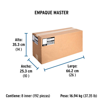 Caja cuadrada 3' x 3' económica, Volteck | CCH-3X3E | 45008