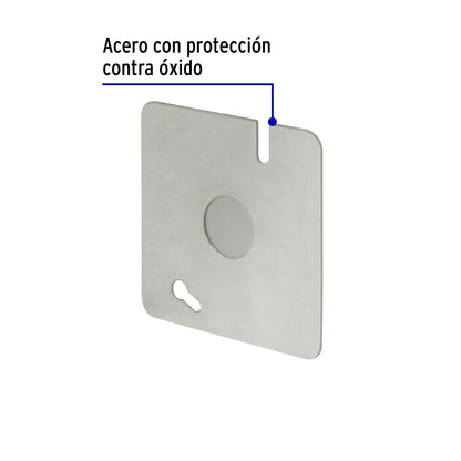 Tapa de 3' x 3' para caja cuadrada económica, Volteck | TACH-3X3 | 45010