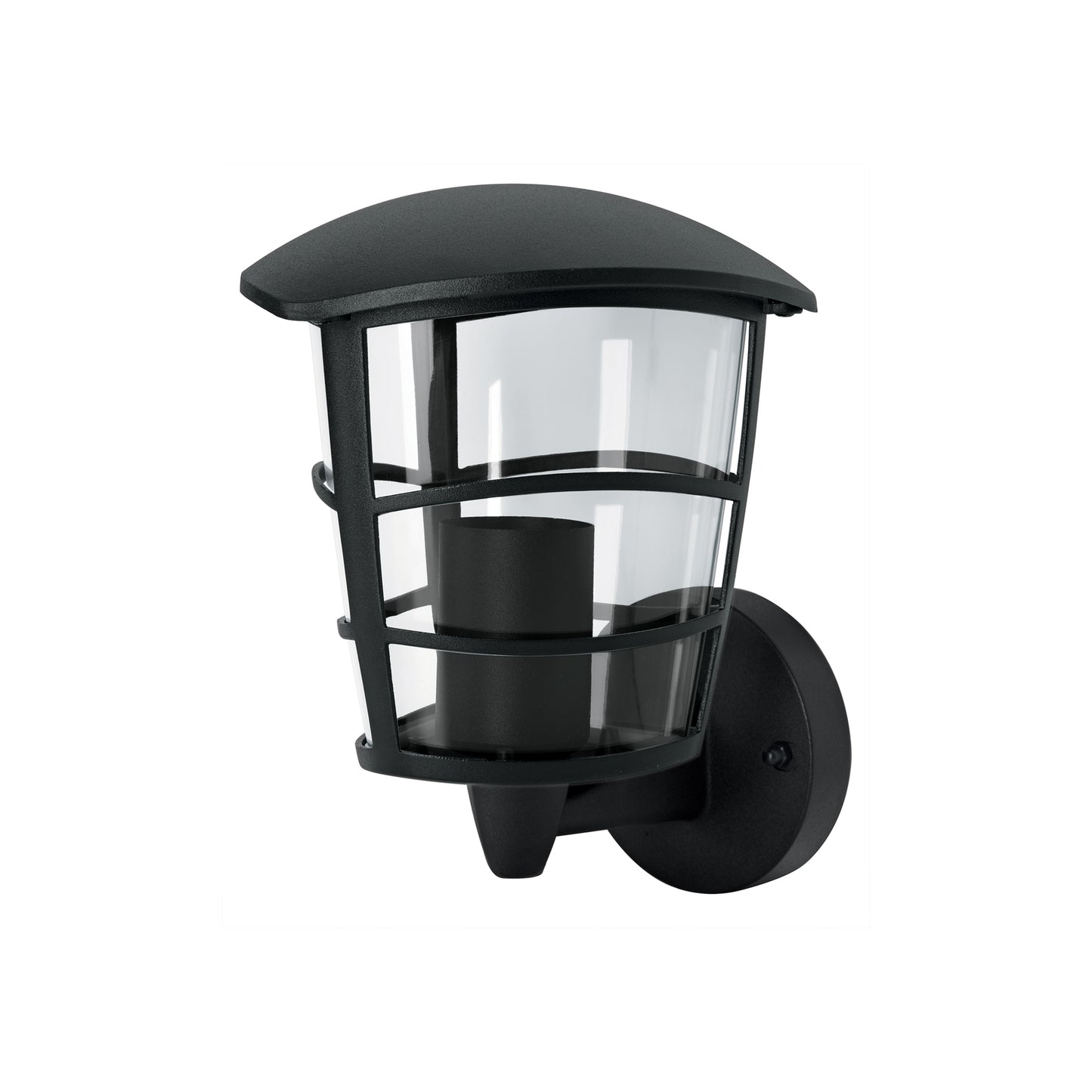 Arbotante tipo farol moderno soportado p/exteriores, negro | ARB-105S | 45092