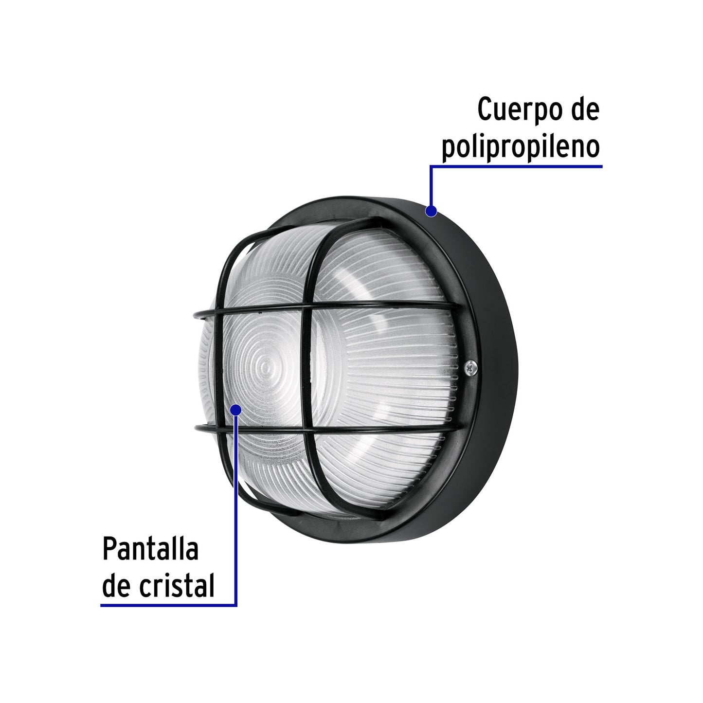 Arbotante decorativo cuerpo de ABS, lámpara no incluida | ARB-005S | 45217