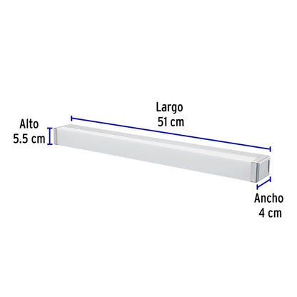 Luminario LED de pared para baño 10W 4000K, barra, VOLTECK | ARB-302L | 45218