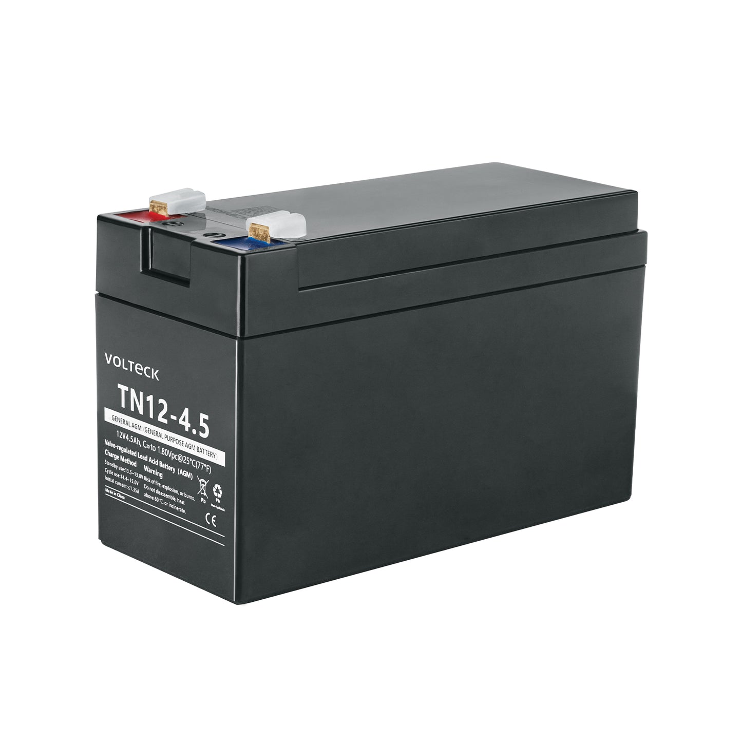 Batería sellada de ácido-plomo 12 Vcc 7 Ah, VOLTECK | BAT-1270 | 45339