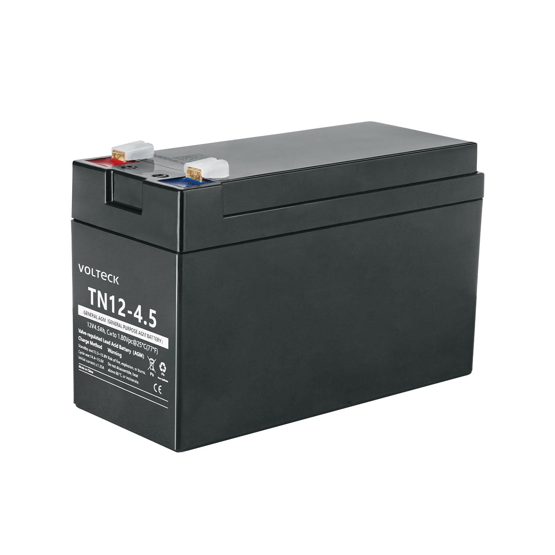 Batería sellada de ácido-plomo 12 Vcc 7 Ah, VOLTECK | BAT-1270 | 45339