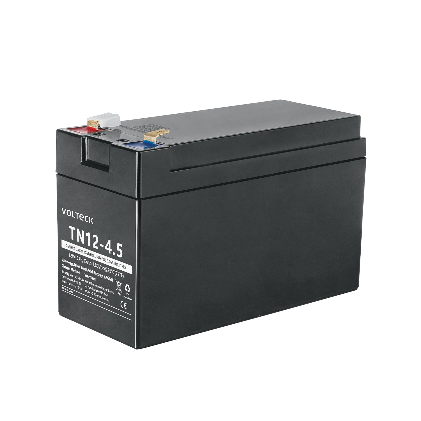 Batería sellada de ácido-plomo 12 Vcc 9 Ah, VOLTECK | BAT-1290 | 45344