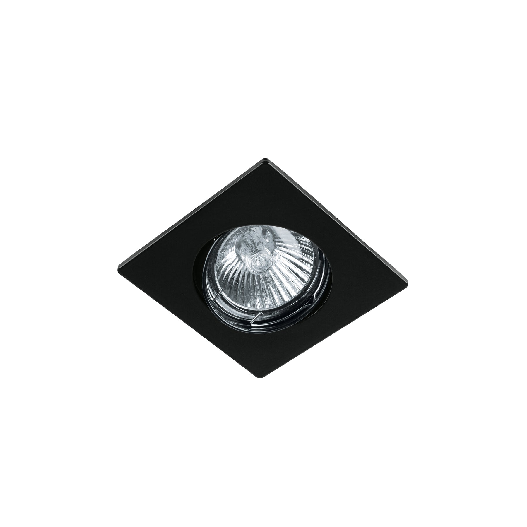 Luminario cuadrado negro spot dirigible, lámpara no incluida | EMP-114S | 45564