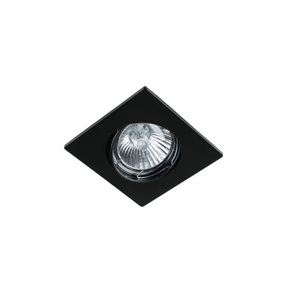 Luminario cuadrado negro spot dirigible, lámpara no incluida | EMP-114S | 45564