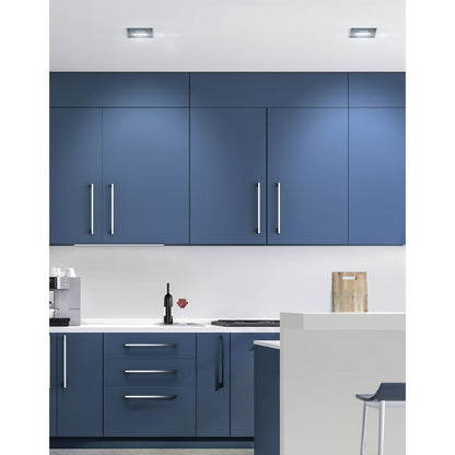 Luminario cuadrado negro spot dirigible, lámpara no incluida | EMP-114S | 45564