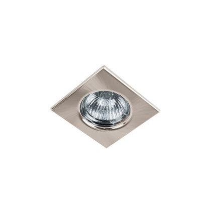 Luminario cuadrado satín spot fijo, lámpara no incluida | EMP-112S | 45568