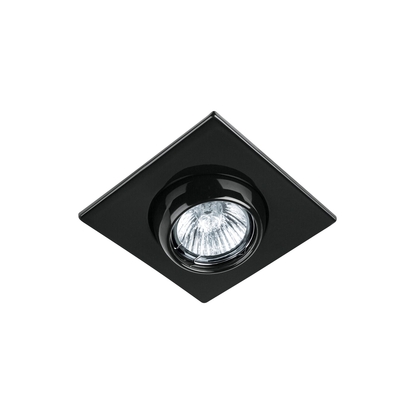 Luminario cuadrado negro spot esférico, lámpara no incluida | EMP-117S | 45570