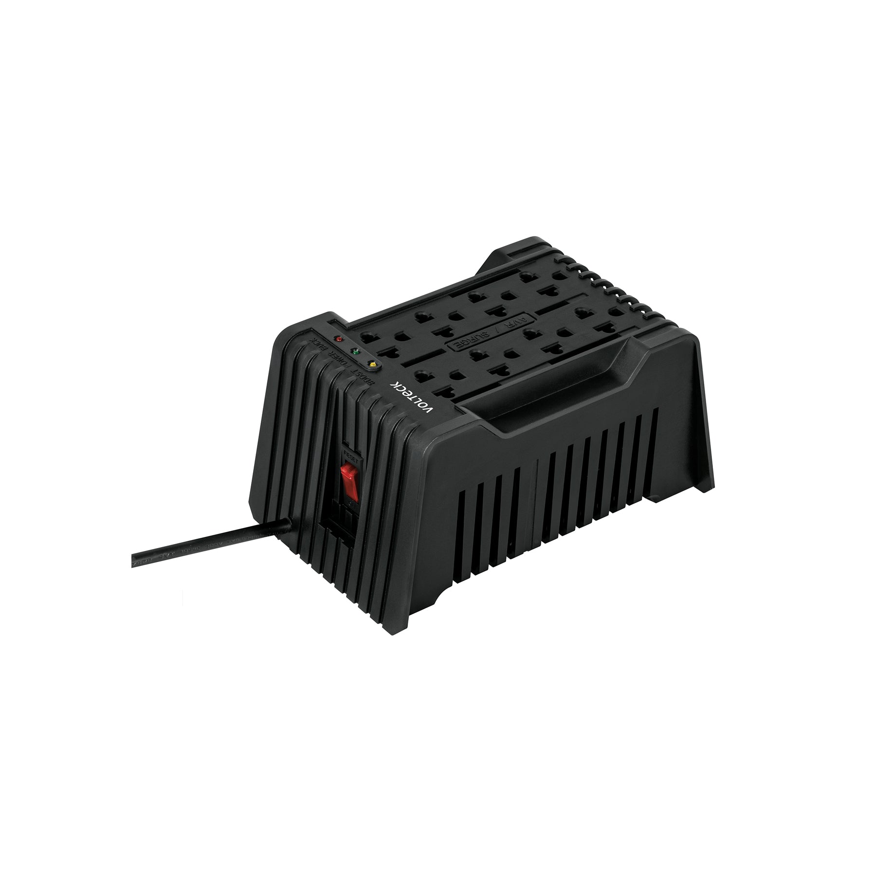 Regulador de voltaje de 1200 VA / 600 W 8 contactos, Volteck | RV-1200 | 45573