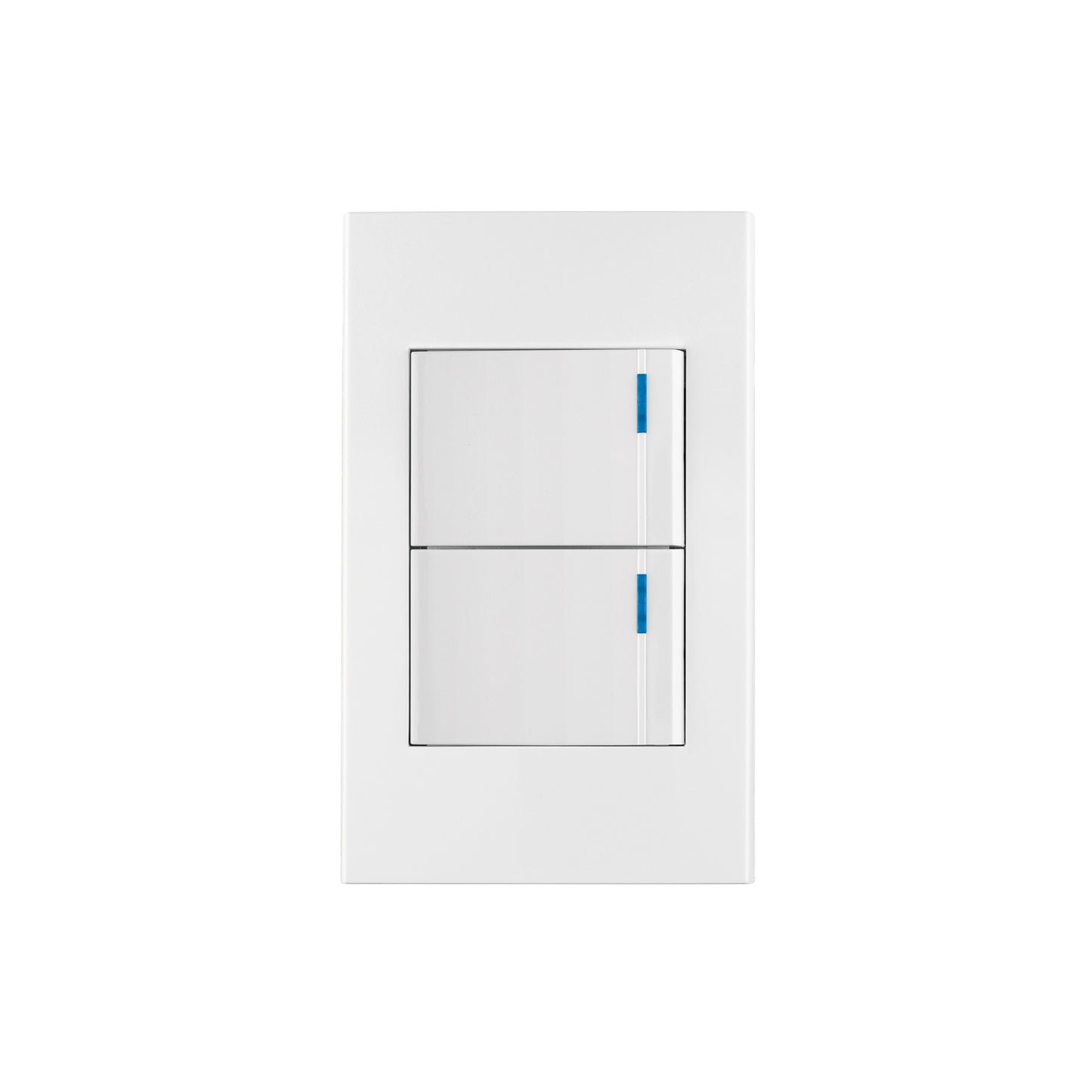 Placa armada 2 interruptores, 1.5 módulos, Española, blanco | PA-APDO15-EB | 45595