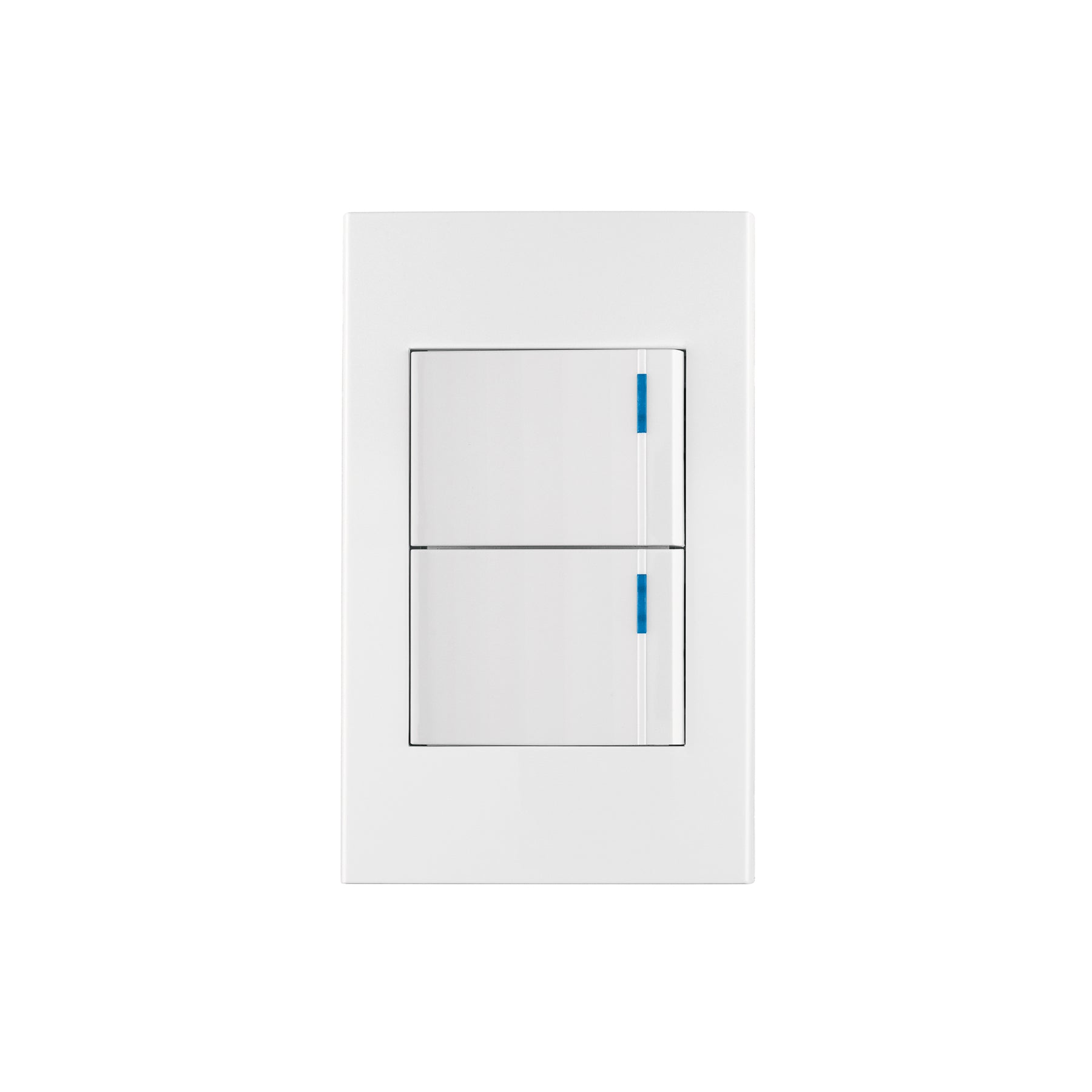 Placa armada 2 interruptores, 1.5 módulos, Española, blanco | PA-APDO15-EB | 45595