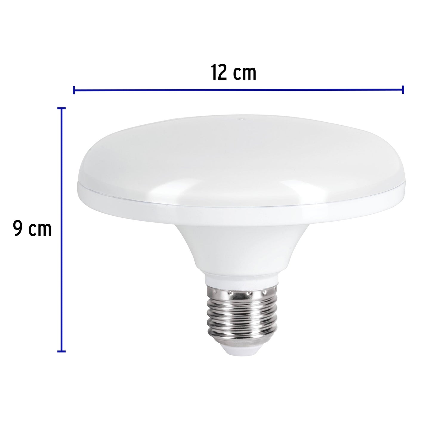 Lámpara LED tipo OVNI 12 W (equiv. 75 W), luz cálida, caja | LEDCI-75C | 45630