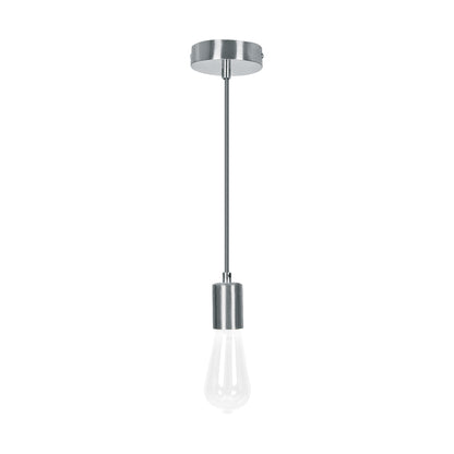 Socket colgante metálico, satín, VOLTECK | SOC-10SS | 45674