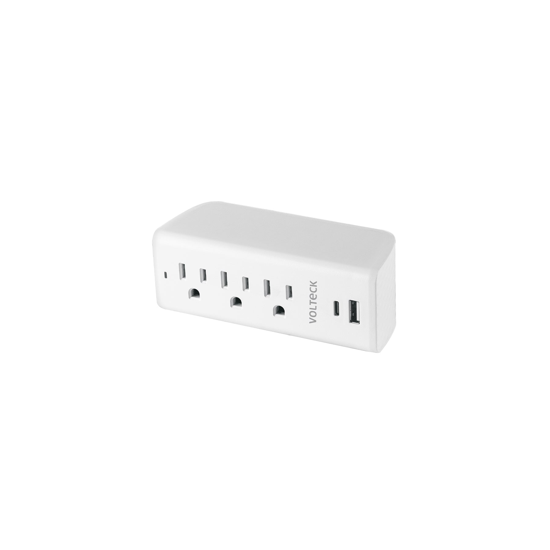 Multicontacto de pared, 490 Joules, 3 contactos y 2 USB A+C | MUL-352U | 45748