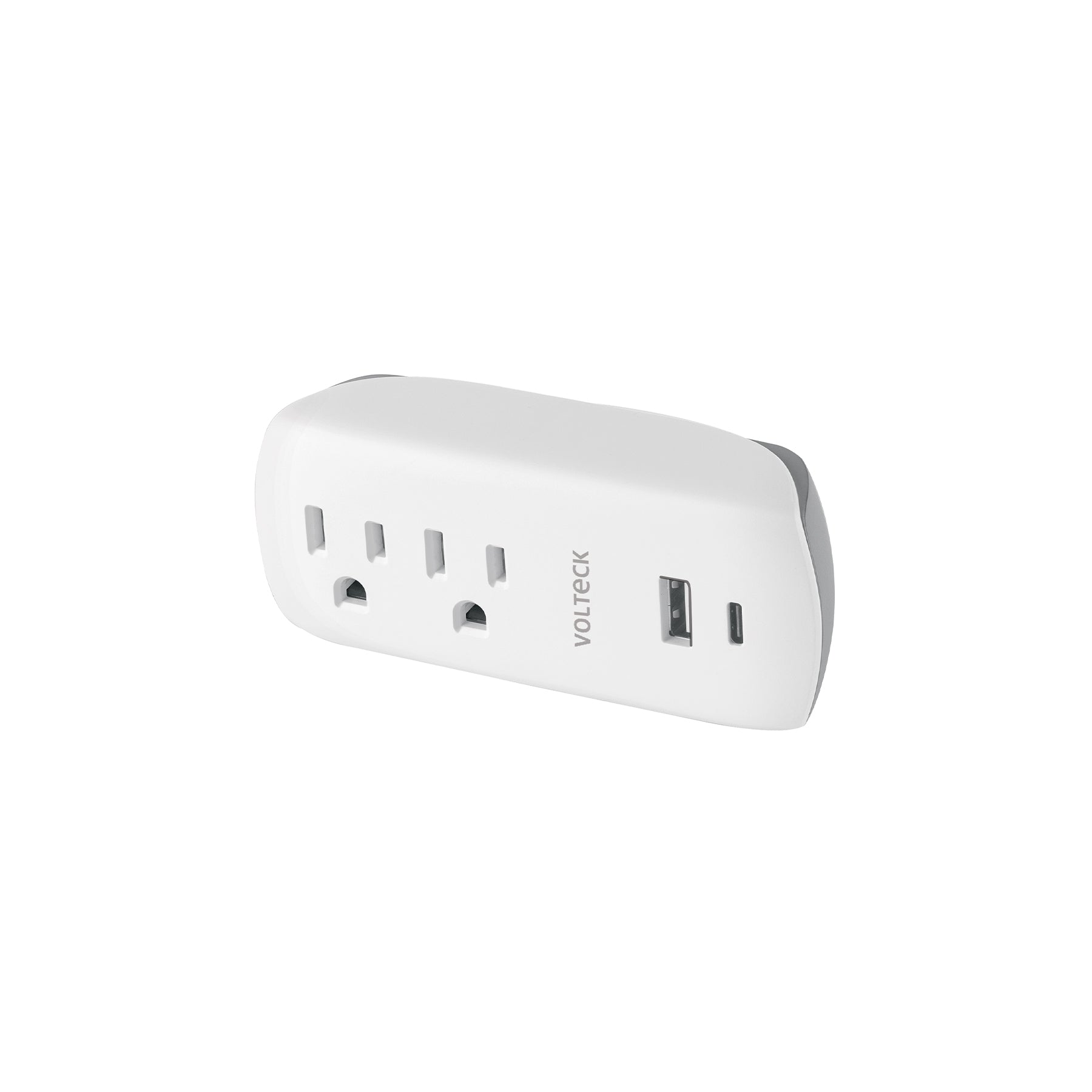 Multicontacto de pared, 2 contactos y 2 USB A+C, VOLTECK | MUL-202U | 45836