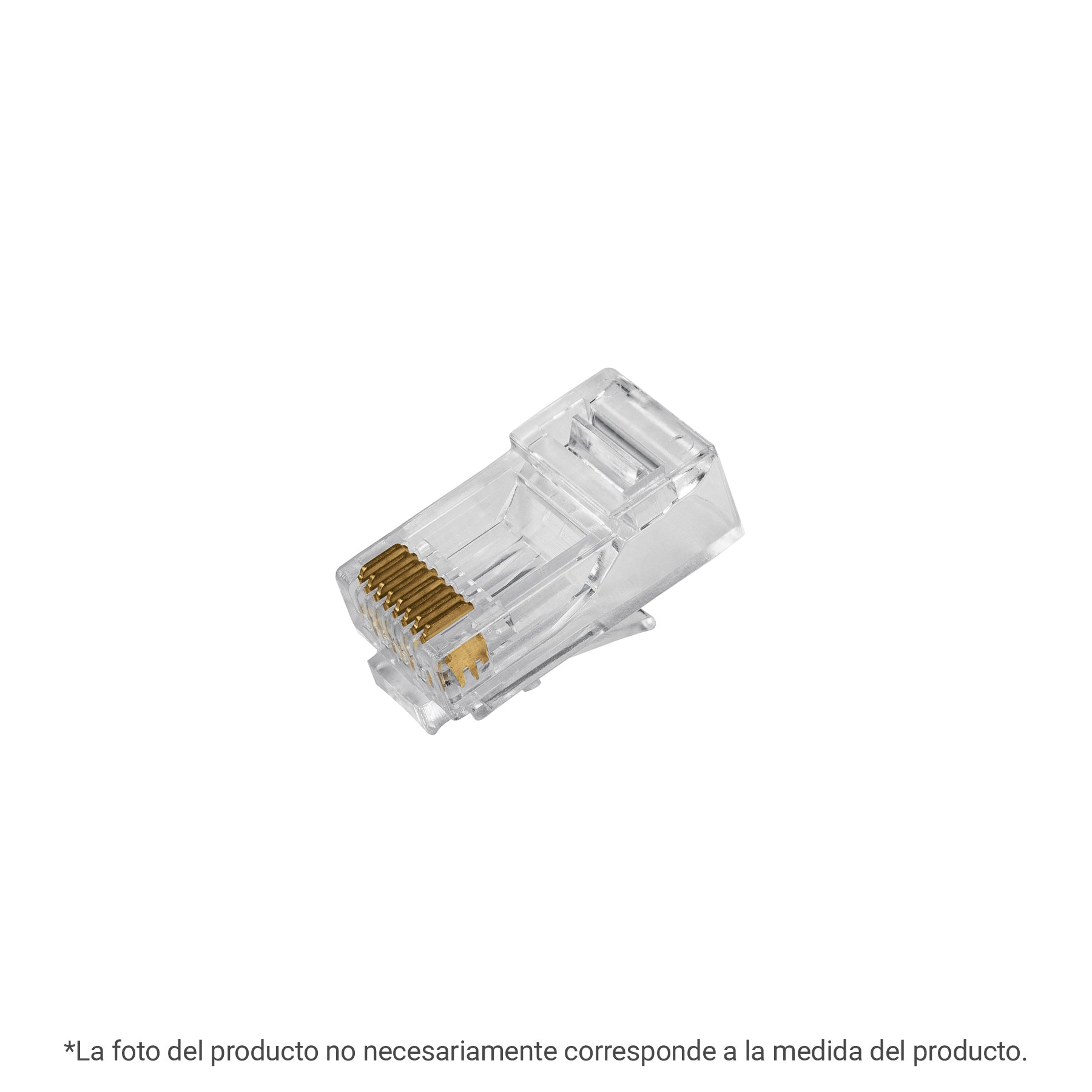Plug RJ45 CAT5E, Bote con 100 piezas, VOLTECK | CBR-5P100 | 45857