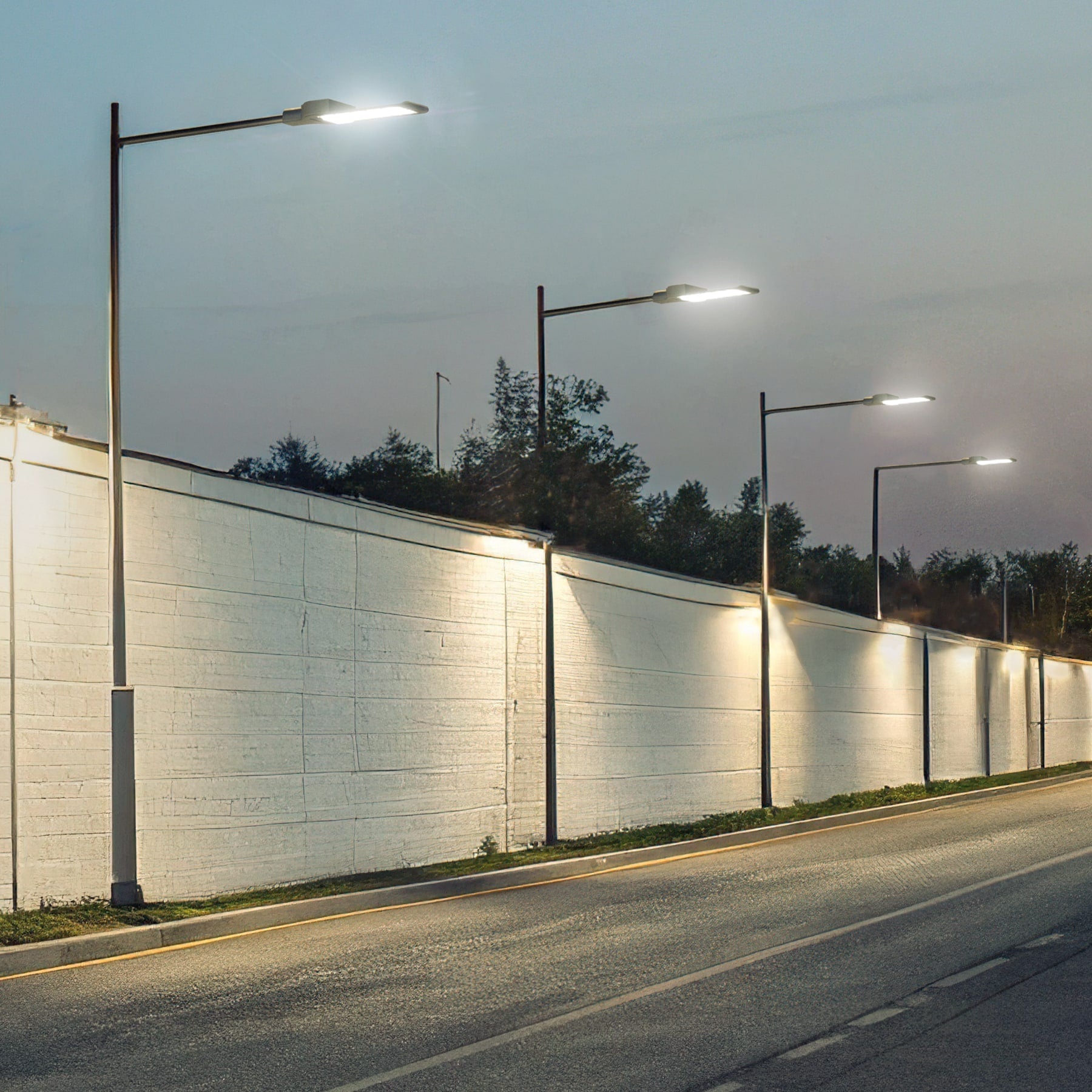 Luminario suburbano LED 60 W 6500 K, sensor de luz, VOLTECK | SUB-851L | 45862