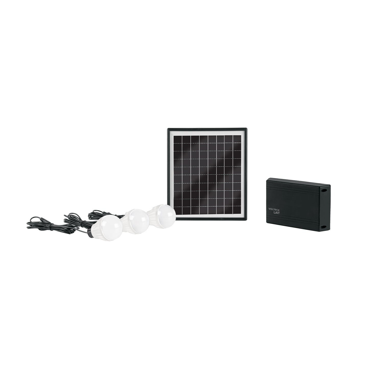 Sistema de iluminación Solar 6 W con 3 lámparas LED, VOLTECK | SIS-306L | 45870