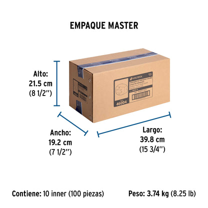 Interruptor de sobreponer sencillo, Volteck | APSO-S | 46004