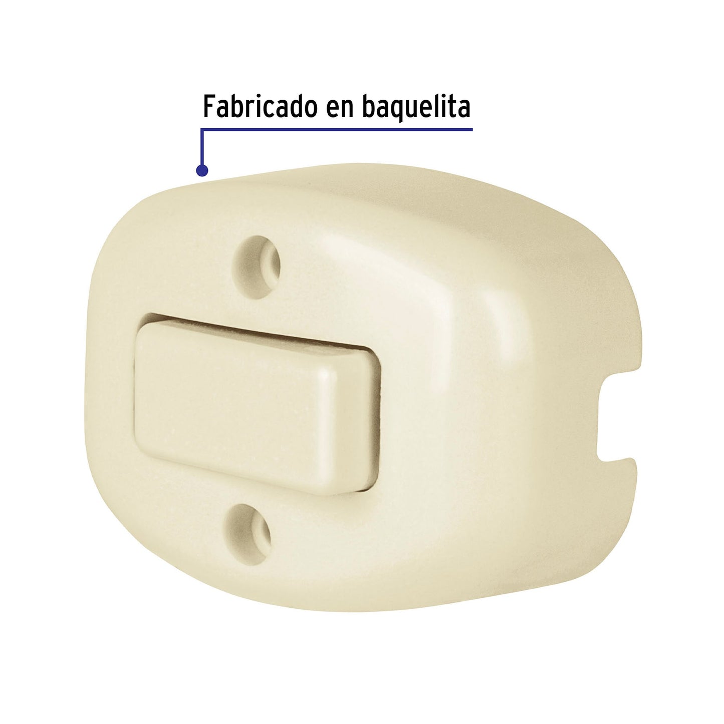 Interruptor de sobreponer sencillo, Volteck | APSO-S | 46004