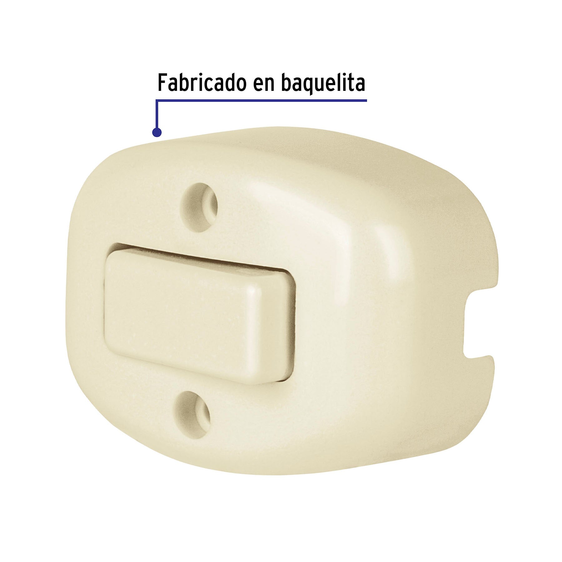 Interruptor de sobreponer sencillo, Volteck | APSO-S | 46004