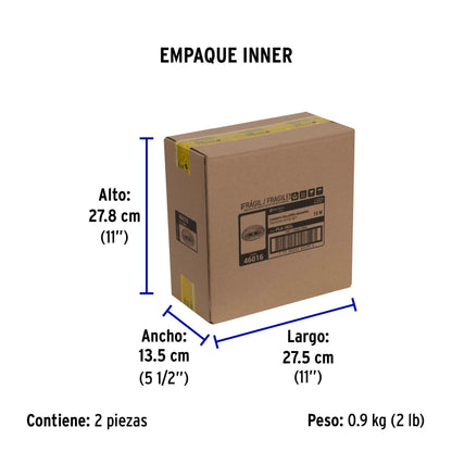 Luminario LED plafón decorativo 15W 6500K, espiral, BASIC | PLA-302L | 46016