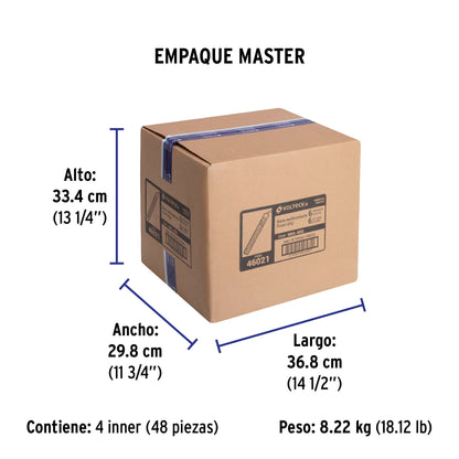 Multicontacto 16 AWG doméstico 6 entradas, colores a granel | MUL-6EG | 46021