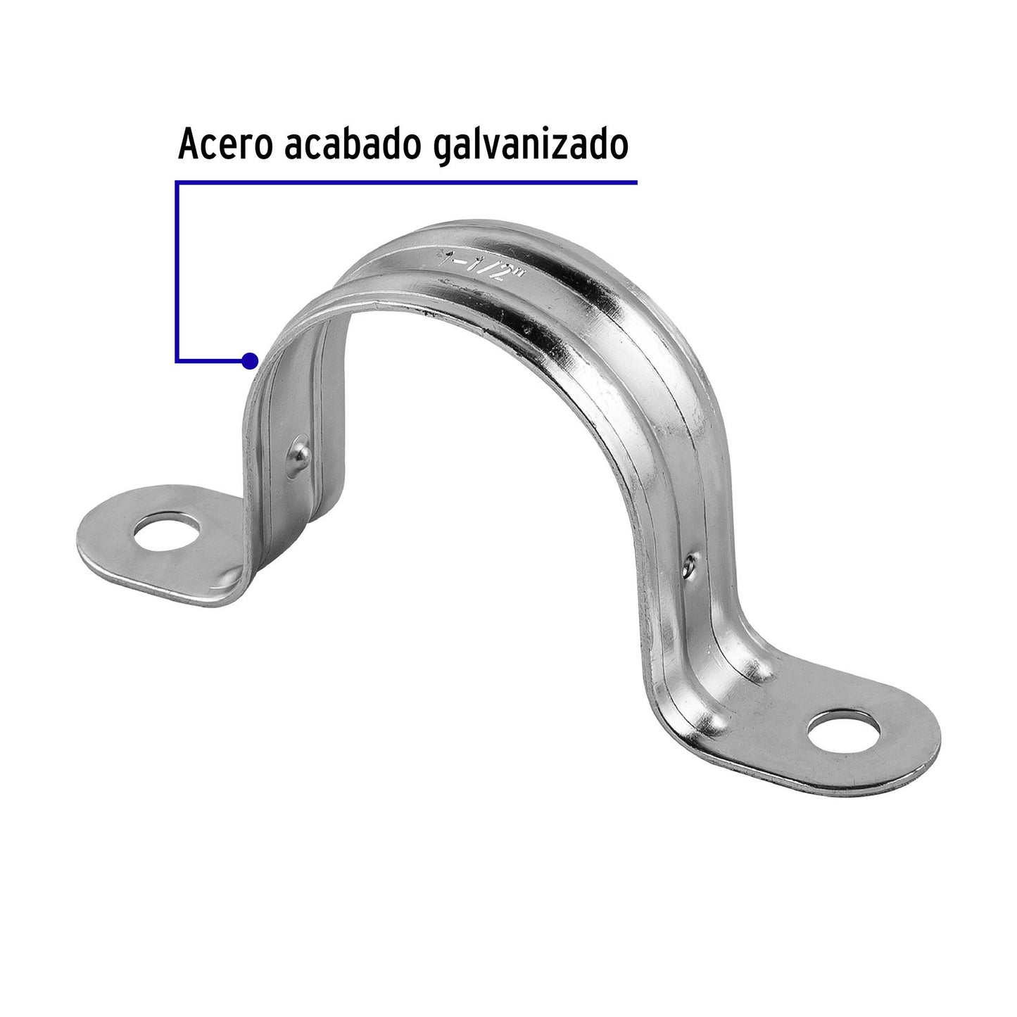 Bolsa c/5 abrazaderas tipo omega 1-1/2' p/tubo pared delgada | AO-112 | 46031