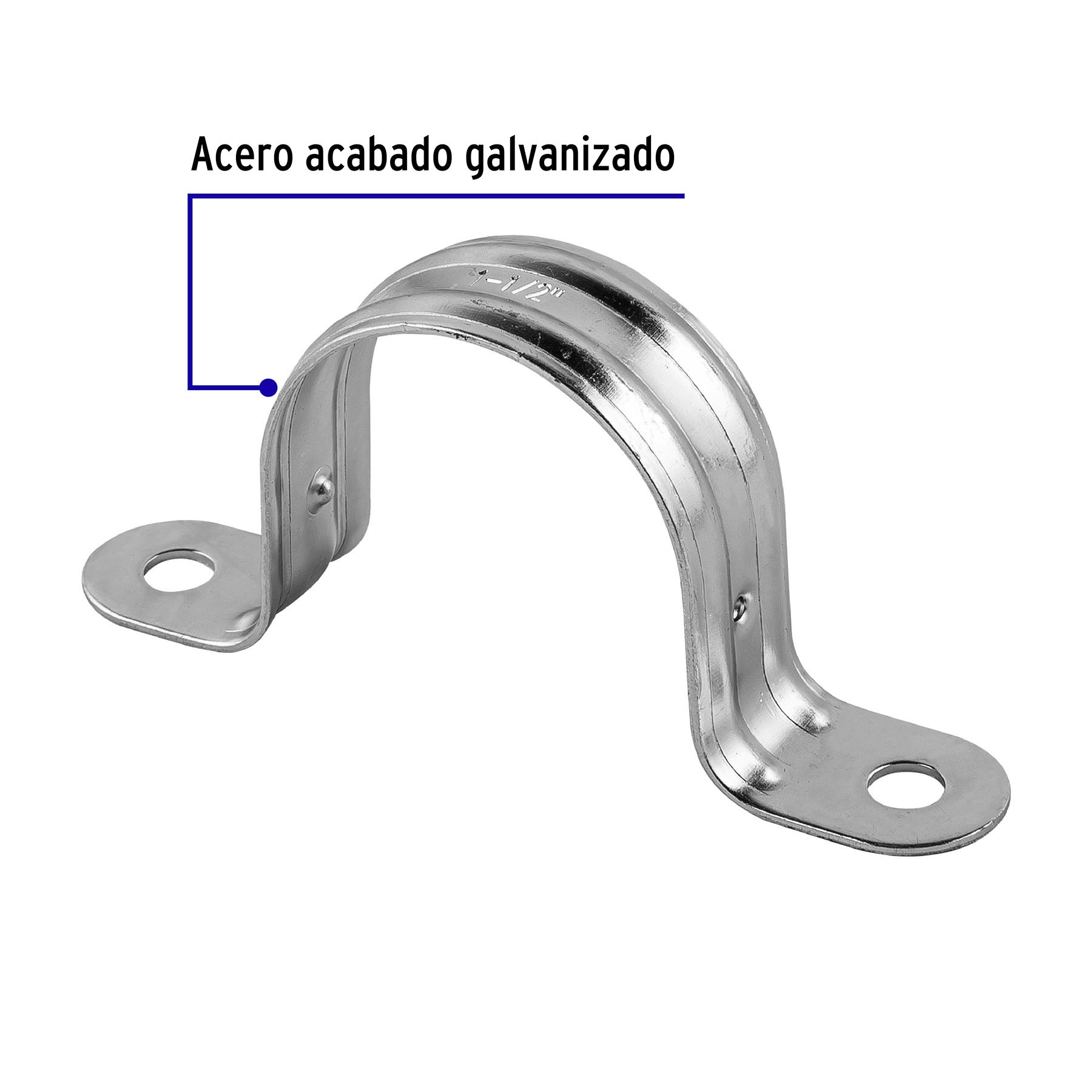 Bolsa c/5 abrazaderas tipo omega 1-1/2' p/tubo pared delgada | AO-112 | 46031