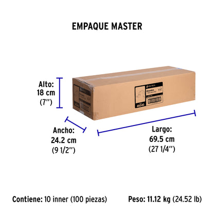 Bolsa c/5 abrazaderas tipo uña 1-1/4' p/tubo pared delgada | AU-114 | 46040