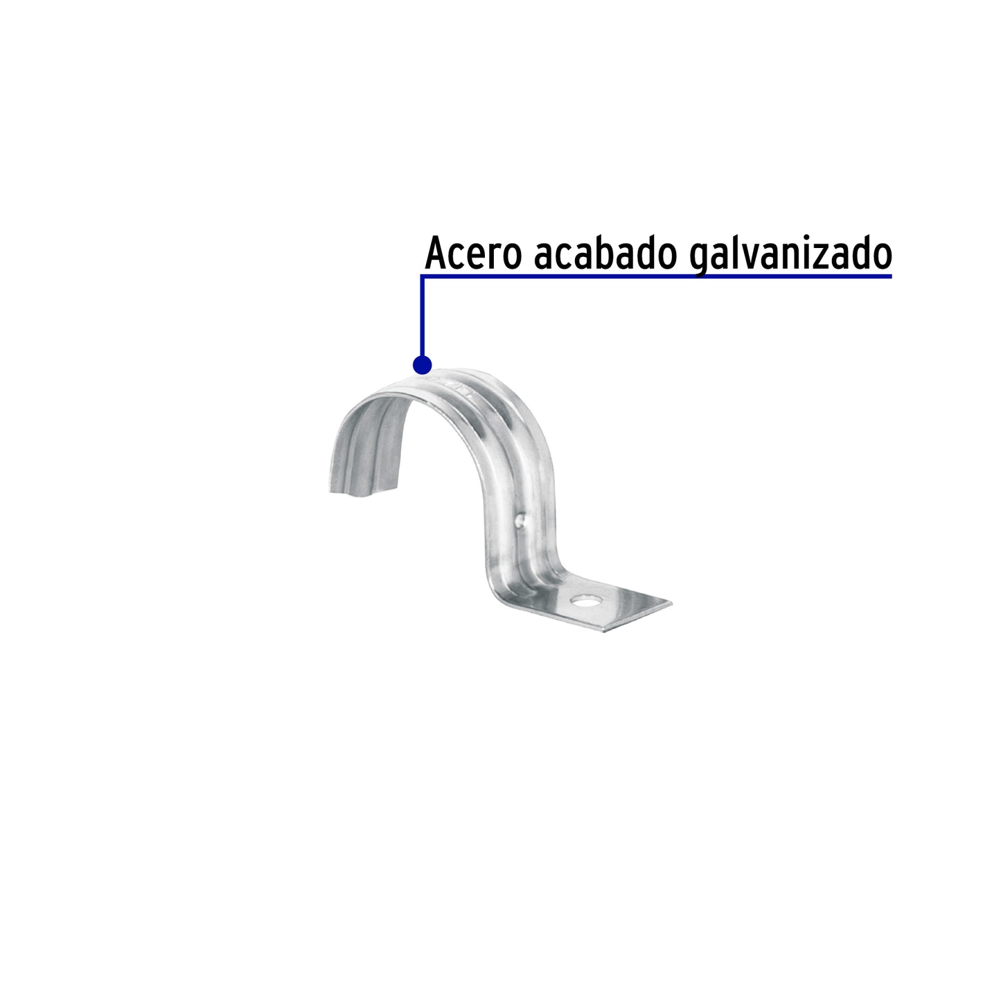 Bolsa c/5 abrazaderas tipo uña 1-1/2' p/tubo pared delgada | AU-112 | 46041