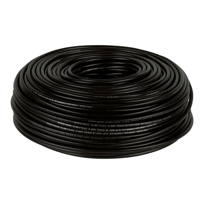 Rollo de 100 m de cable THHW-LS 8 AWG negro, Volteck | CAB-8N | 46050