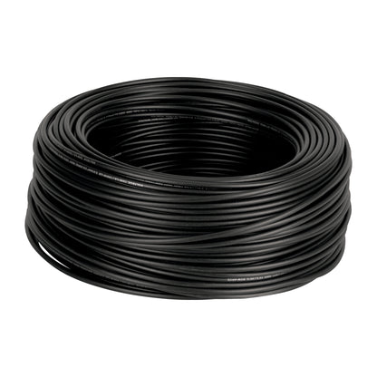 Rollo de 100 m de cable THHW-LS 12 AWG negro, Volteck | CAB-12N | 46052