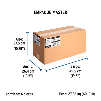 Rollo de 100 m de cable THHW-LS 12 AWG negro, Volteck | CAB-12N | 46052