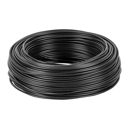 Rollo de 100 m de cable THHW-LS 14 AWG negro, Volteck | CAB-14N | 46053