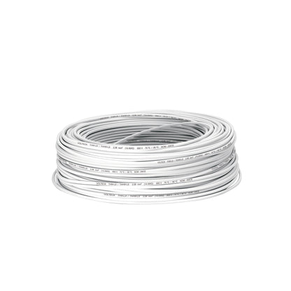 Rollo de 100 m de cable THHW-LS 14 AWG blanco, Volteck | CAB-14B | 46057