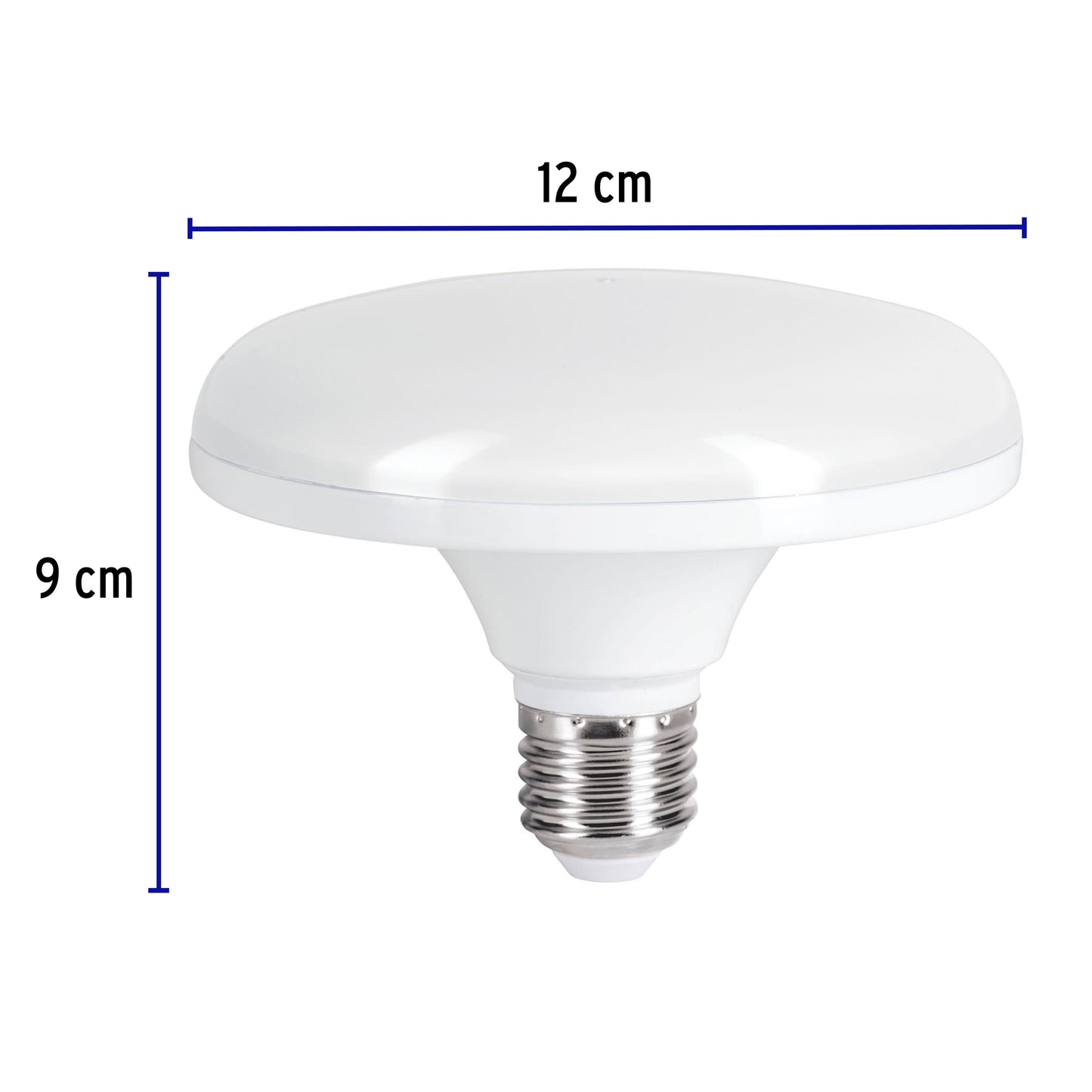 Lámpara LED tipo OVNI 12 W (equiv. 75 W), luz de día, caja | LEDCI-75F | 46090