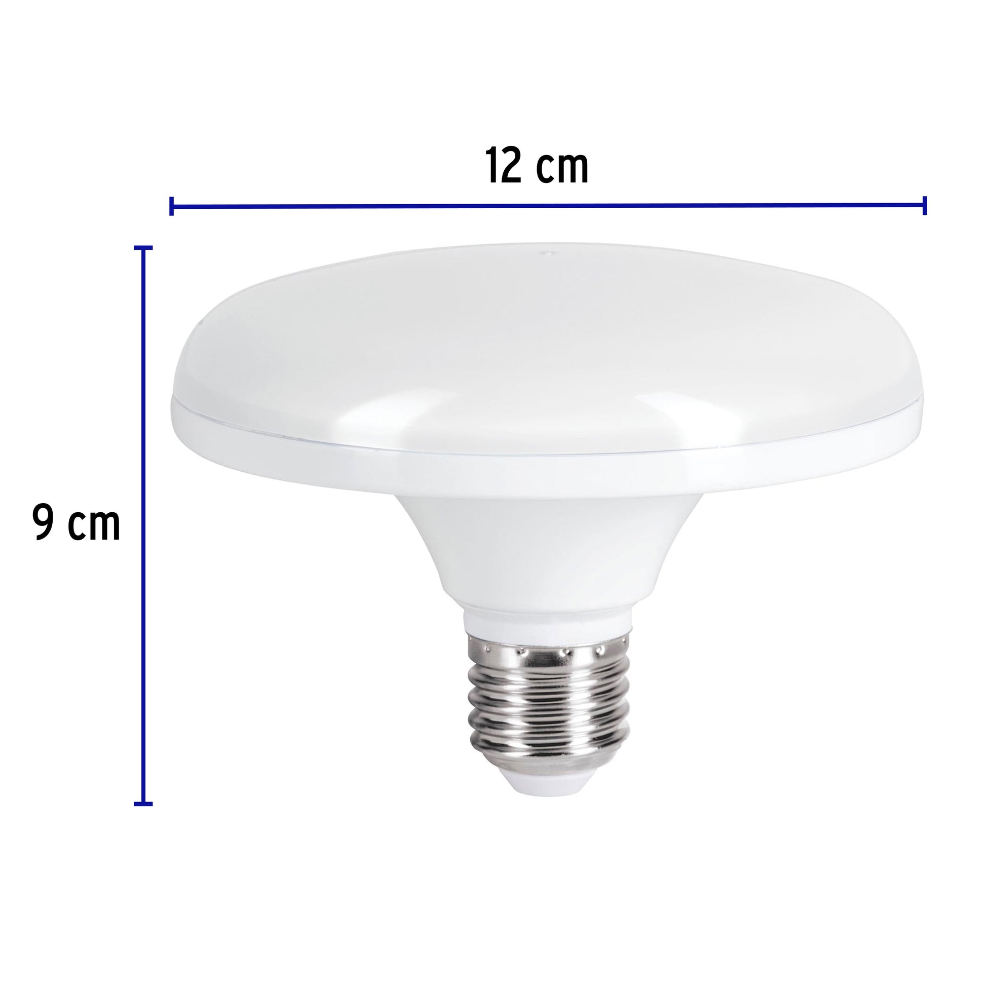 Lámpara LED tipo OVNI 12 W (equiv. 75 W), luz de día, caja | LEDCI-75F | 46090