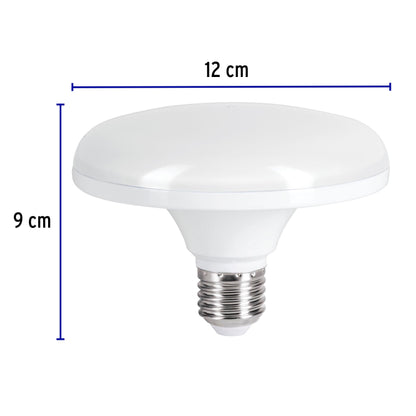 Lámpara LED tipo OVNI 12 W (equiv. 75 W), luz de día, caja | LEDCI-75F | 46090