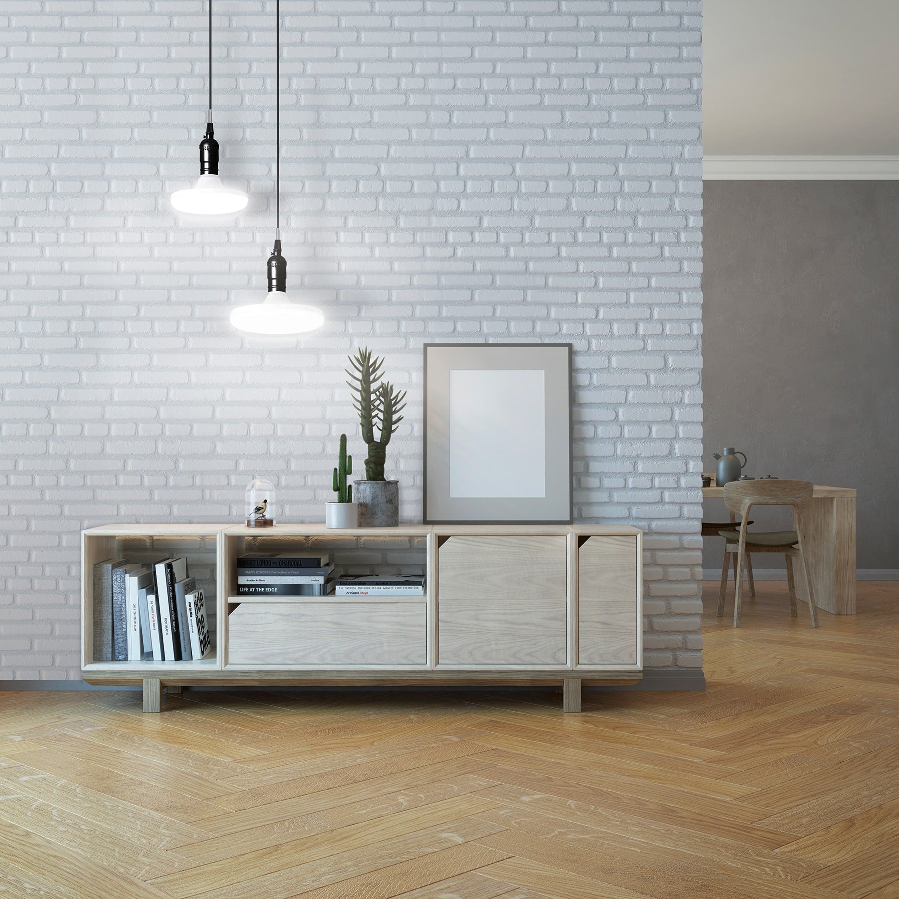 Lámpara LED tipo OVNI 18 W (equiv. 125 W), luz de día, caja | LEDCI-120F | 46091