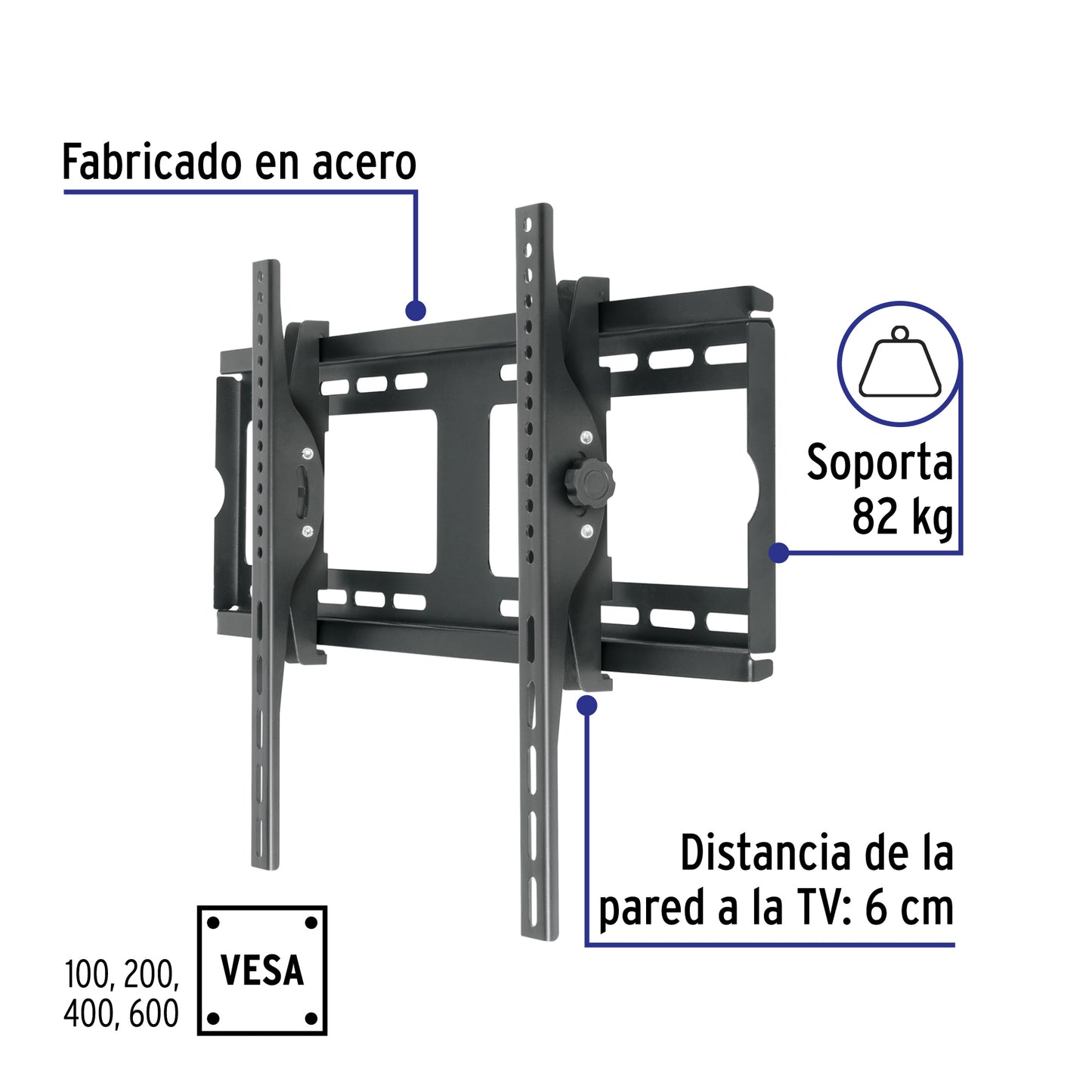 Soporte para pantallas de 26' a 65' con movimiento angular | TVSA-65 | 46093