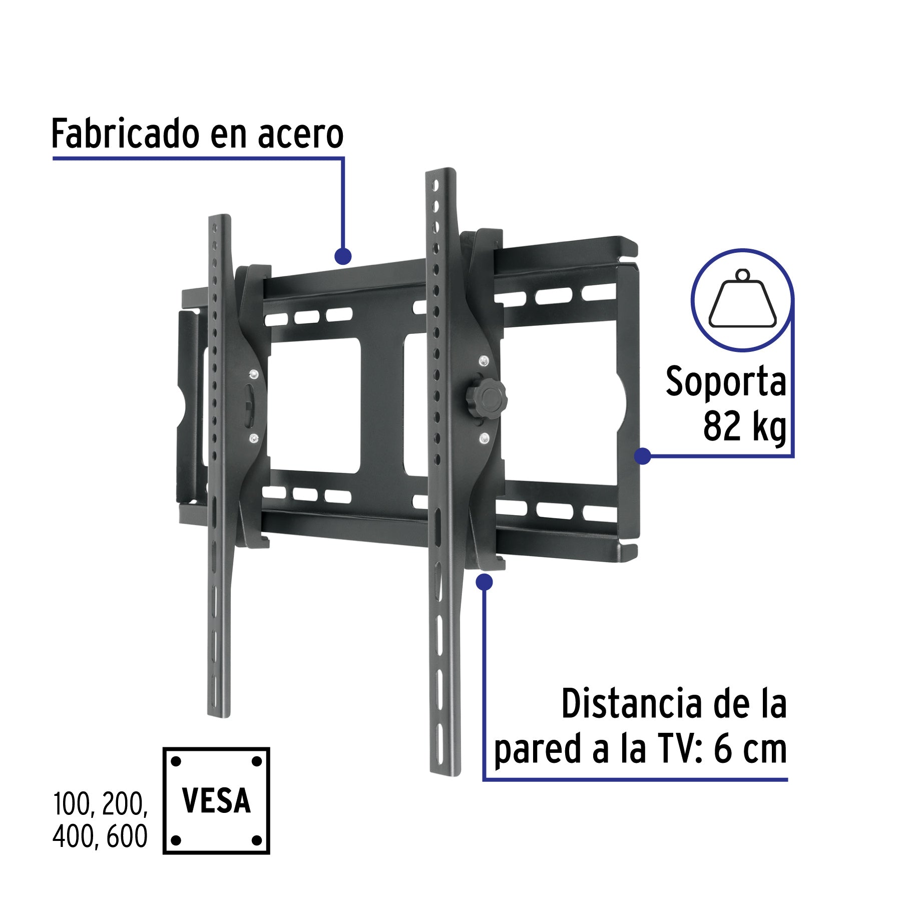 Soporte para pantallas de 26' a 65' con movimiento angular | TVSA-65 | 46093