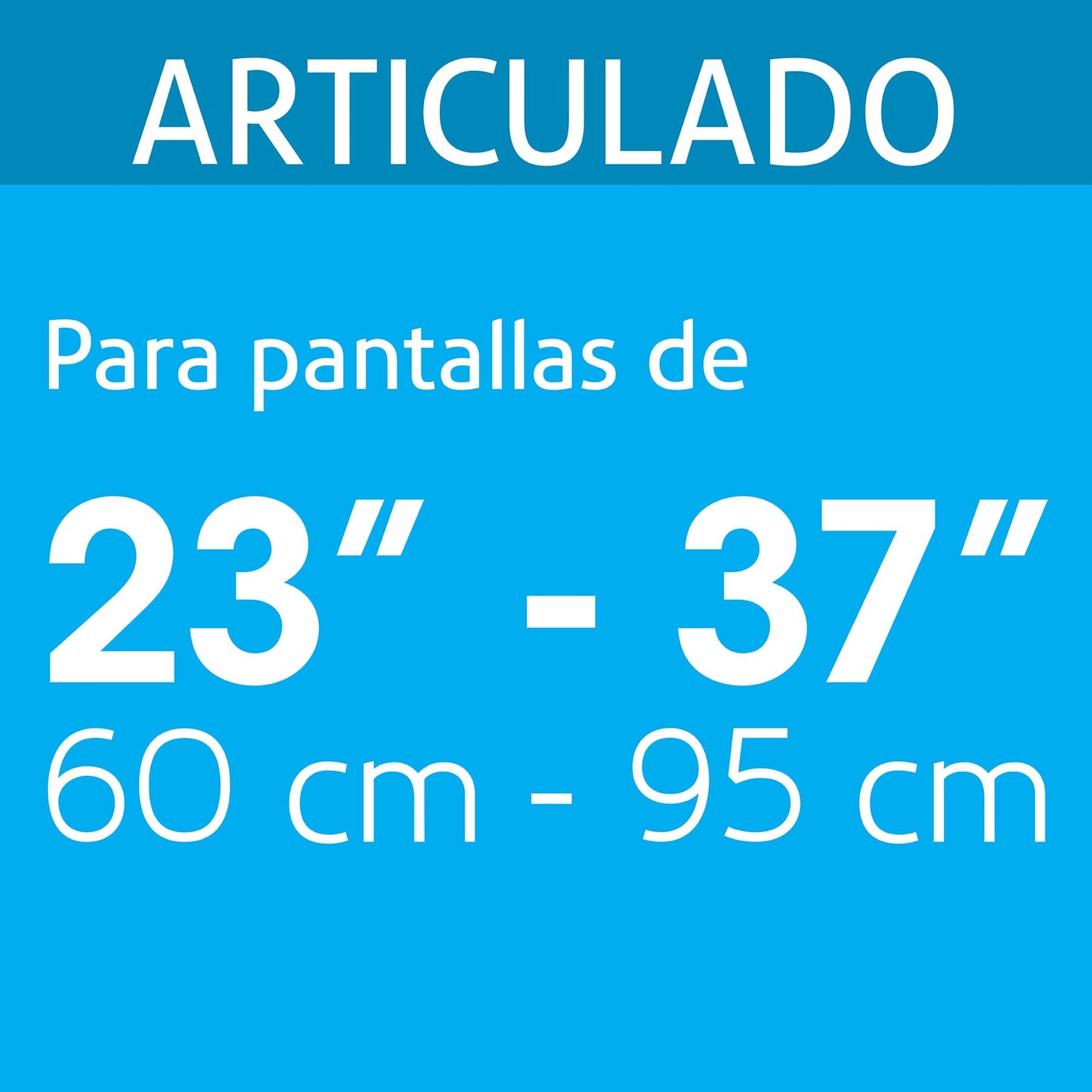 Soporte para pantallas 23' a 37' mov. angular y articulado | TVSM-37 | 46094