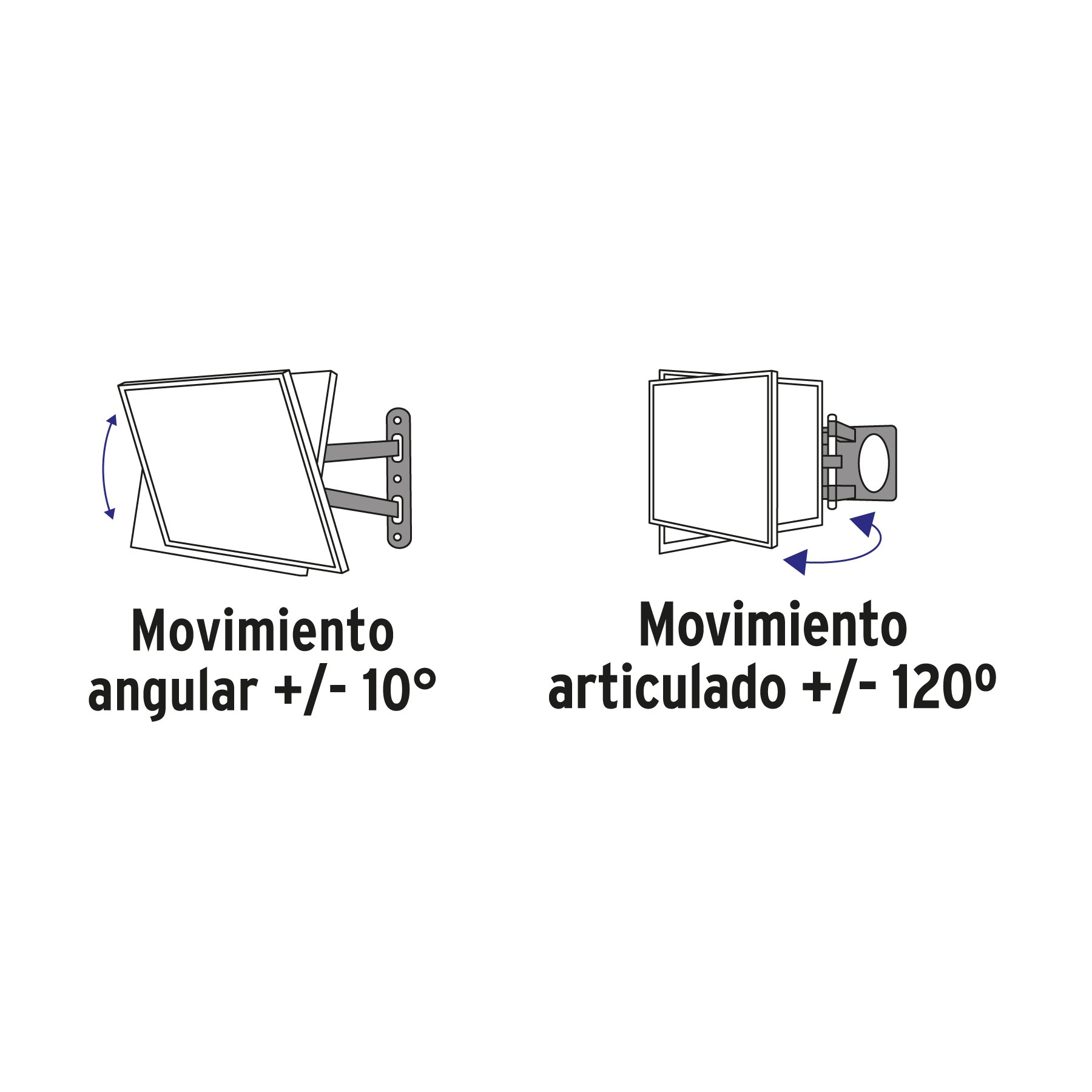 Soporte para pantallas 26' a 65' mov. angular y articulado | TVSM-65 | 46096