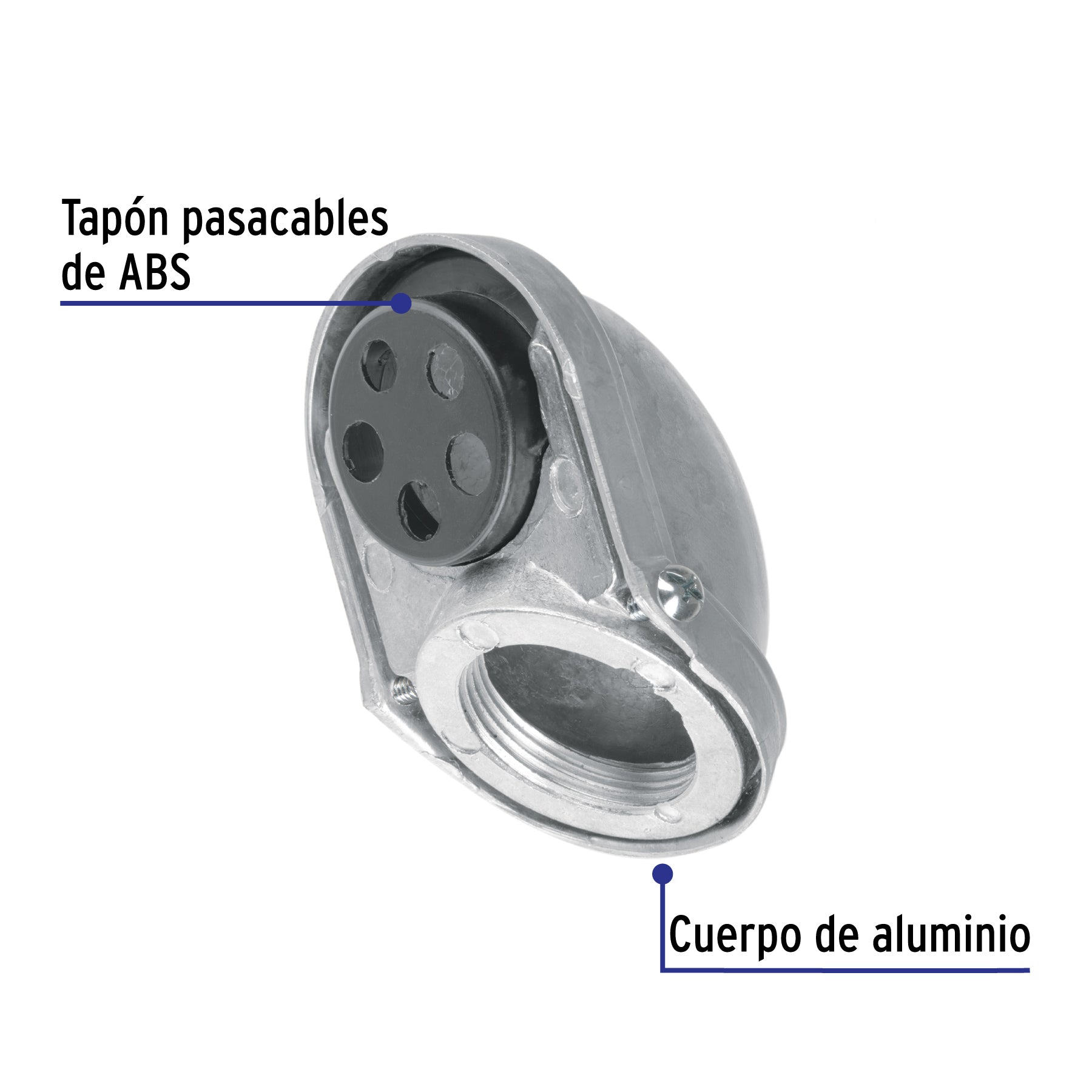Mufa roscada 1-1/4' para tubo, Volteck | MUFAR-1-1/4 | 46097