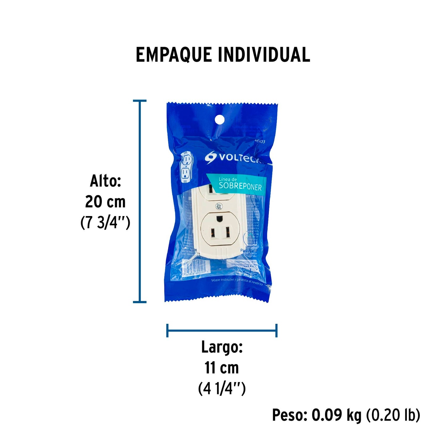 Contacto de sobreponer dúplex, 2 polos+ tierra, baquelita | COSO-DA | 46103