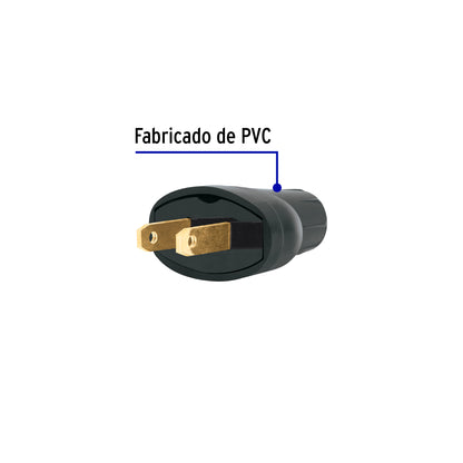 2 Clavijas de PVC, Volteck | CL-H | 46122