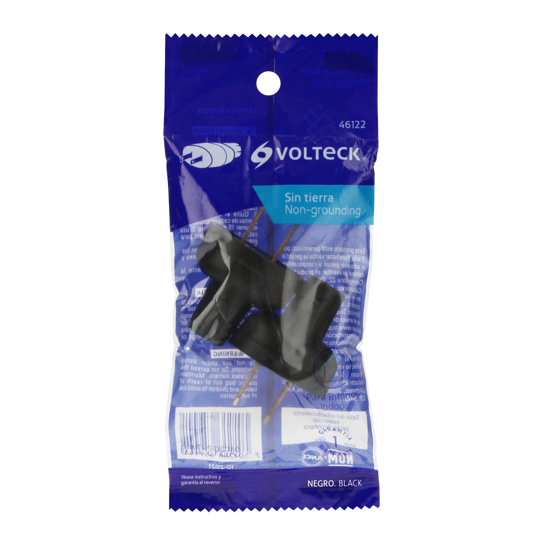 2 Clavijas de PVC, Volteck | CL-H | 46122